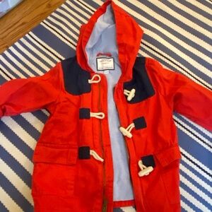 Janie and Jack Red Hooded Jacket